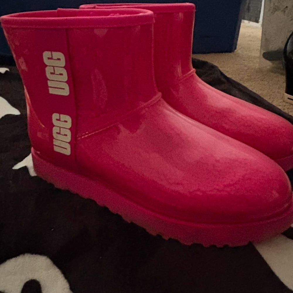 Pink Ugg Rainboots